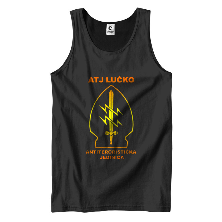 ATJ LUCKO CROATIAN POLICE COUNTER Men's Tank Top
