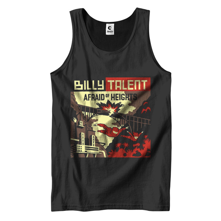 BILLY TALENT ARRAID OF HEIGHTS ROCK Men's Tank Top BILLY TALENT ARRAID OF HEIGHTS ROCK Men's Tank Top