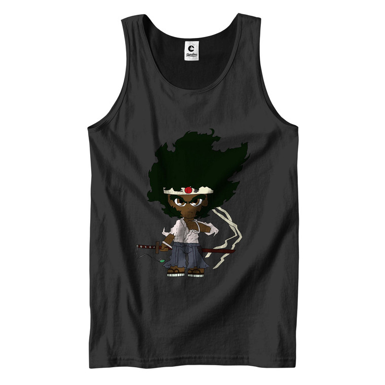 CHIBI AFRO SAMURAI ANIME Men's Tank Top