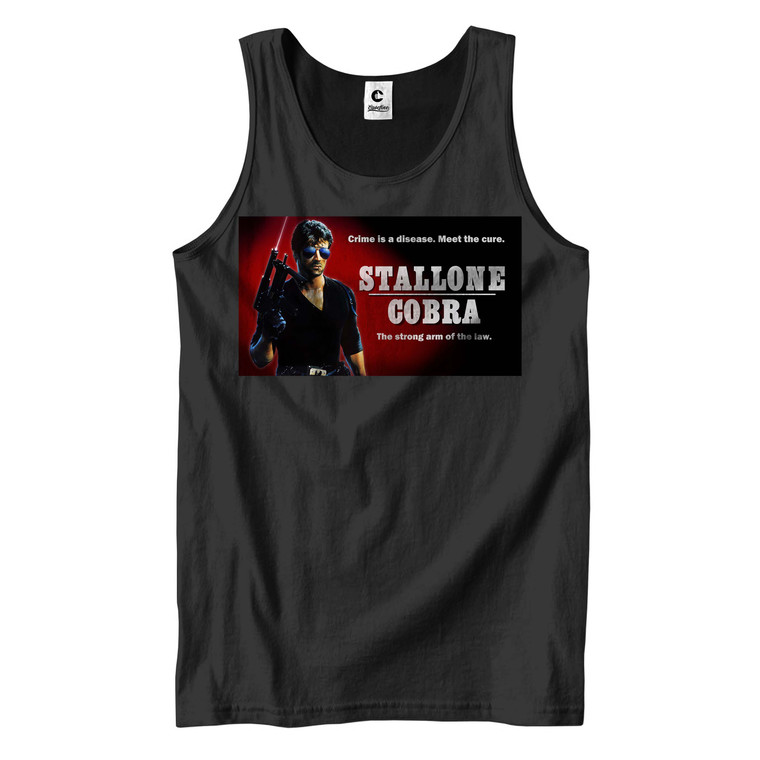 COBRA SYLVESTER STALLONE VINTAGE MOVIE 2 Men's Tank Top
