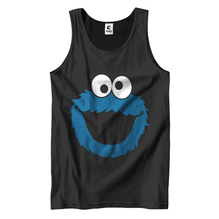 COOKIE MONSTER FACE Men's Tank Top