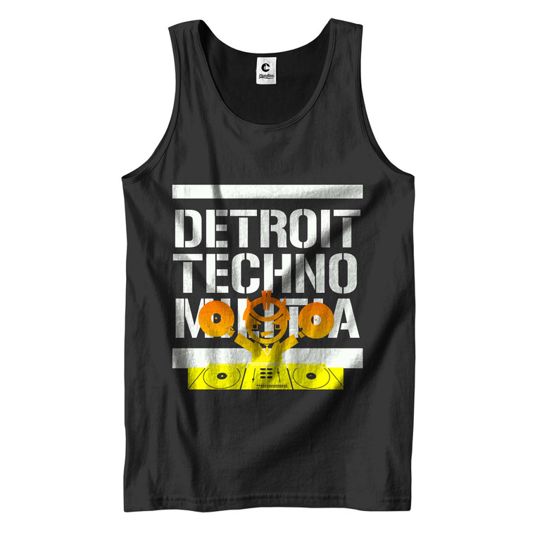 DETROIT TECHNO MILITIA LOGO Men's Tank Top DETROIT TECHNO MILITIA LOGO Men's Tank Top
