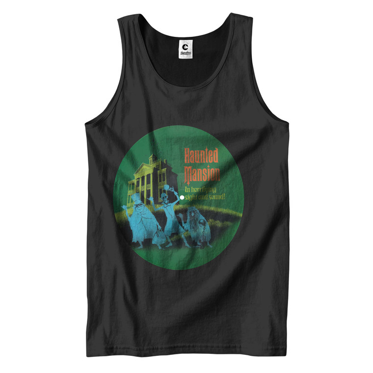 DISNEY PARKS BLACK HAUNTED MANSION GHOSTS Men's Tank Top DISNEY PARKS BLACK HAUNTED MANSION GHOSTS Men's Tank Top