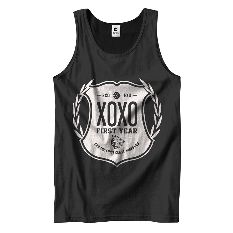 EXO XOXO WOLF 88 BLACK Men's Tank Top