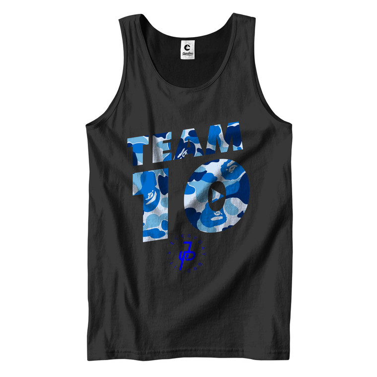 JAKE PAUL TEAM 10 CAMO BLUE Men's Tank Top