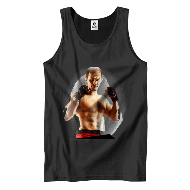 JUNIOR DOS SANTOS CIGANO FACE Men's Tank Top