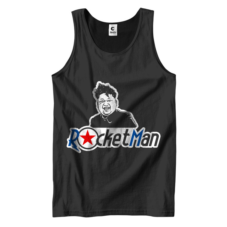 KIM JONG UN ROCKET MAN FUNNY 2 Men's Tank Top