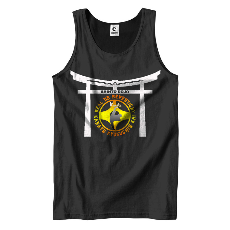 KYOKUSHIN KAI KAN JAPA KANJI KARATE LOGO Men's Tank Top