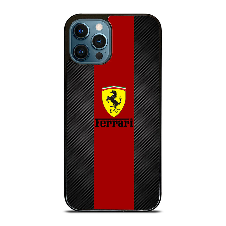 FERRARI LOGO LINE iPhone 12 Pro Max Case