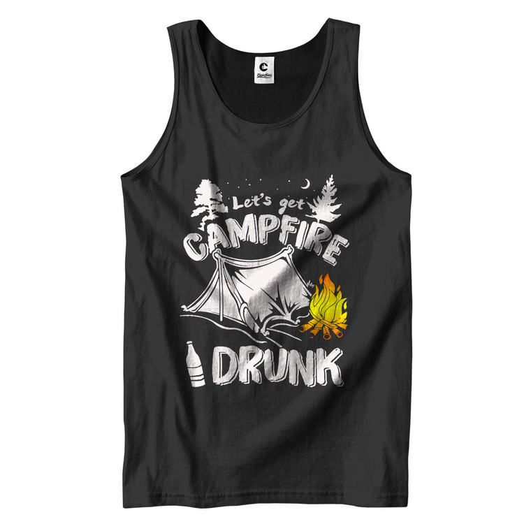 LETS GET CAMPFIRE DRUNK Men's Tank Top