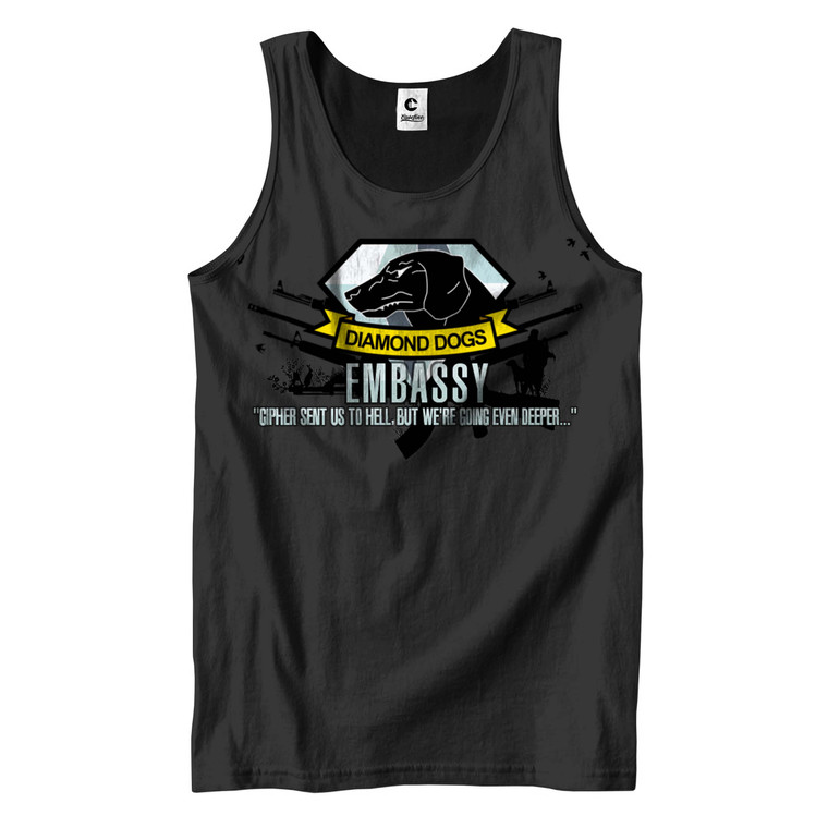 METAL GEAR SOLID DIAMONDS DOGS Men's Tank Top