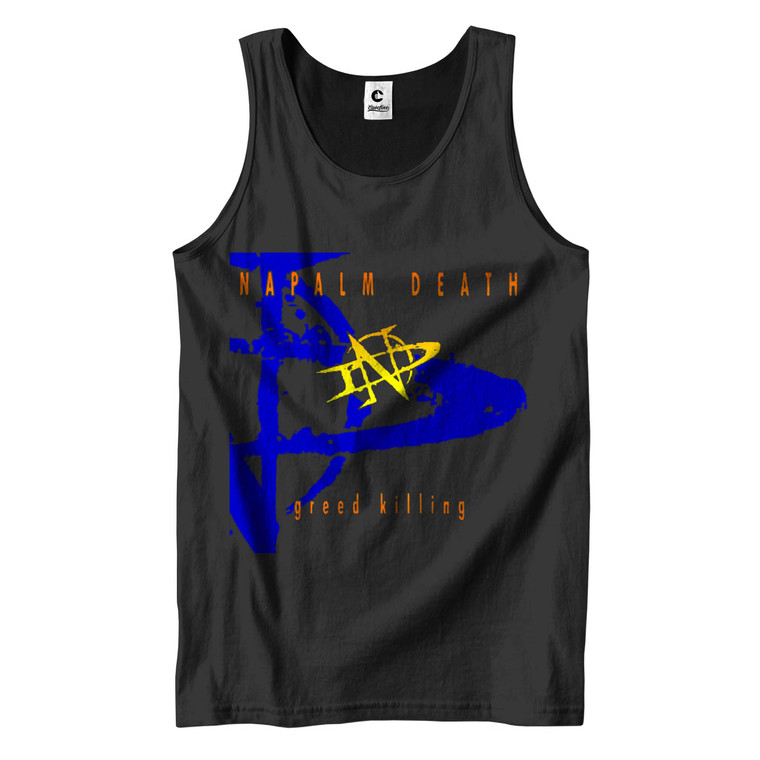 NAPALM DEATH GREED KILLING BAND Men's Tank Top