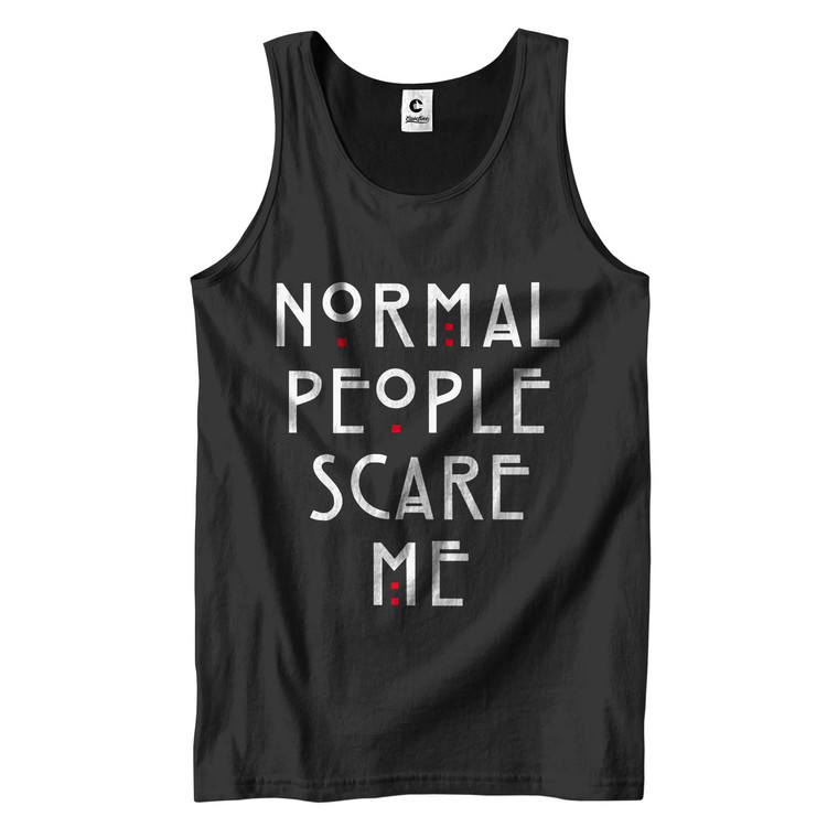 NORMAL PEOPLE SCARE ME Men's Tank Top