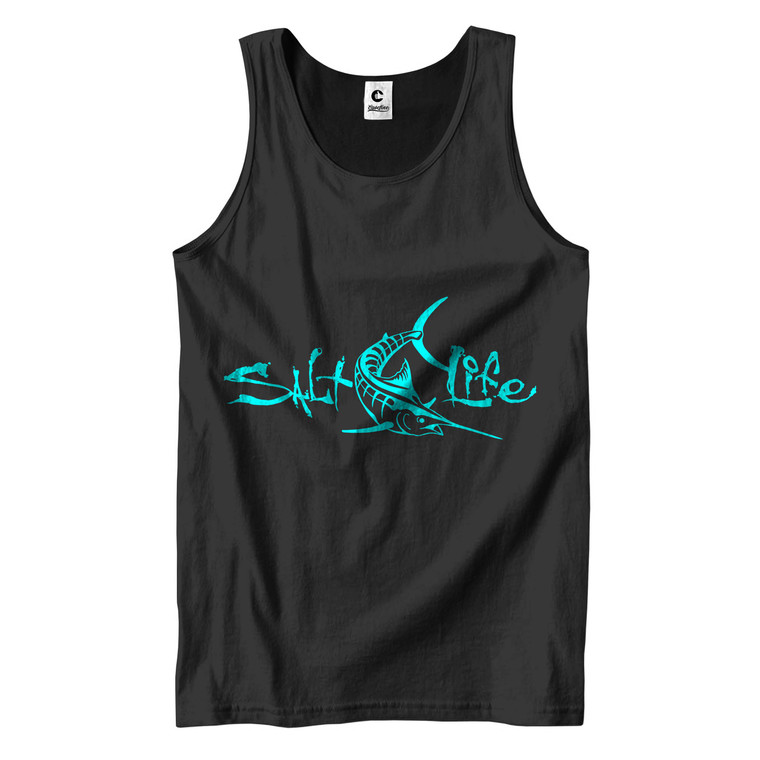 SALT LIFE black Men's Tank Top