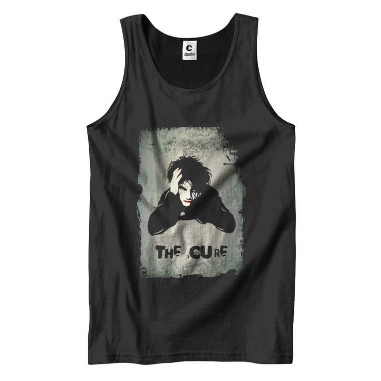 THE CURE GOTH INDIE ROCK BAND Men's Tank Top THE CURE GOTH INDIE ROCK BAND Men's Tank Top
