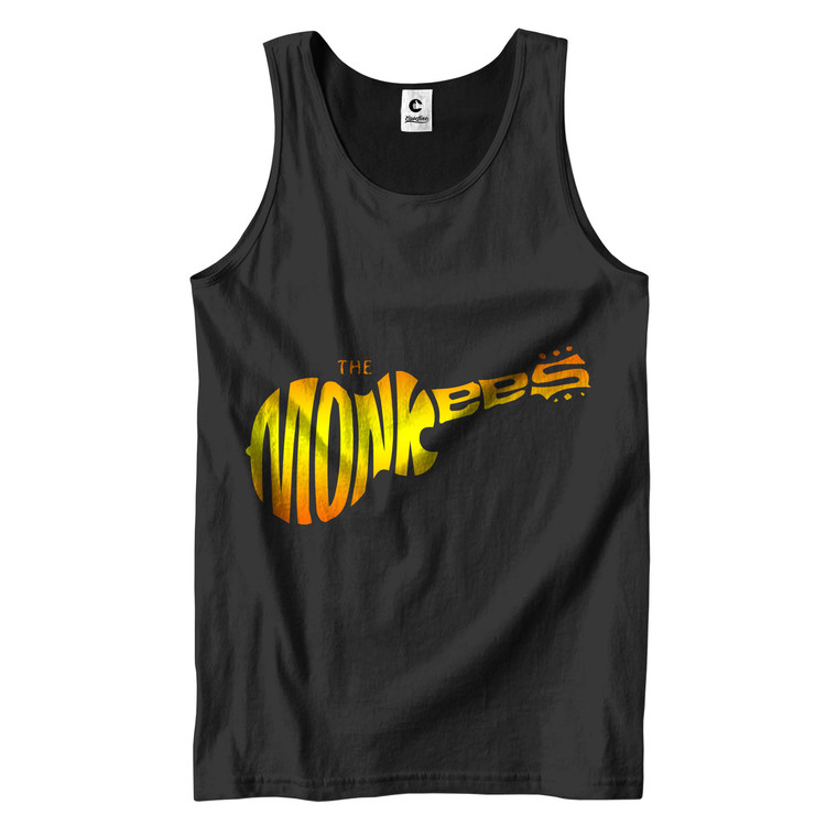 THE MONKEES Logo Guitar Men's Tank Top