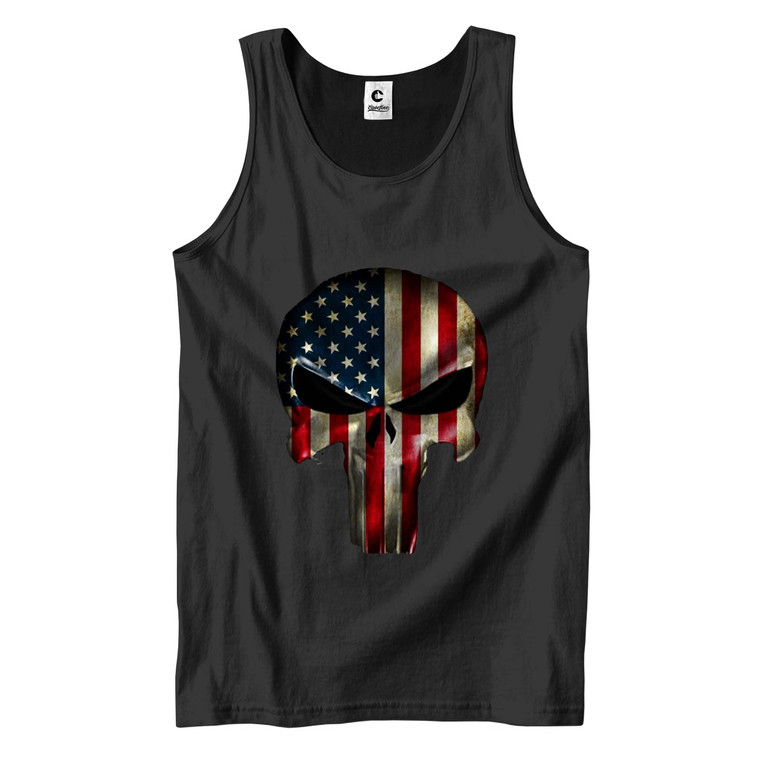 THE PUNISHER SKULL Men's Tank Top THE PUNISHER SKULL Men's Tank Top