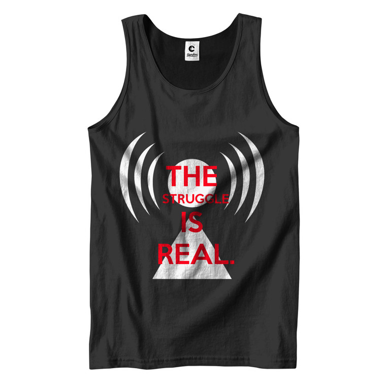 THE STRUGGLE IS REAL Weak WiFi Signal Men's Tank Top