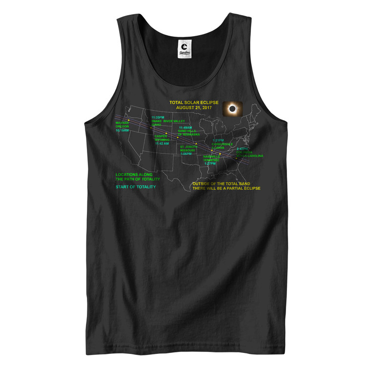 TOTAL SOLAR ECLIPSE 2017 Men's Tank Top