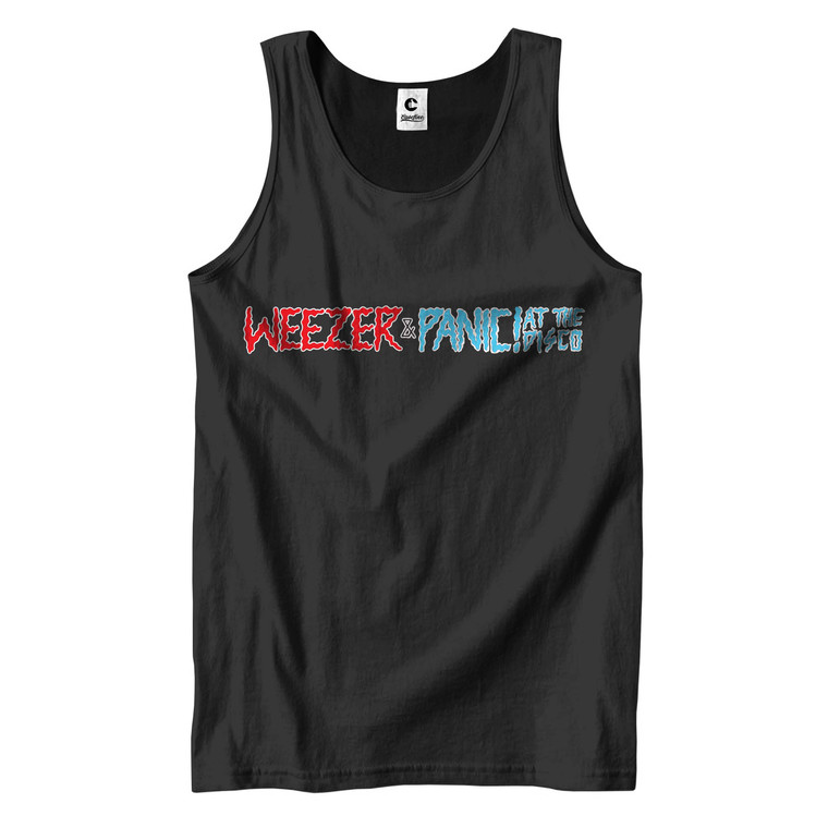 WEEZER PANIC AT THE DISCO TOUR Men's Tank Top