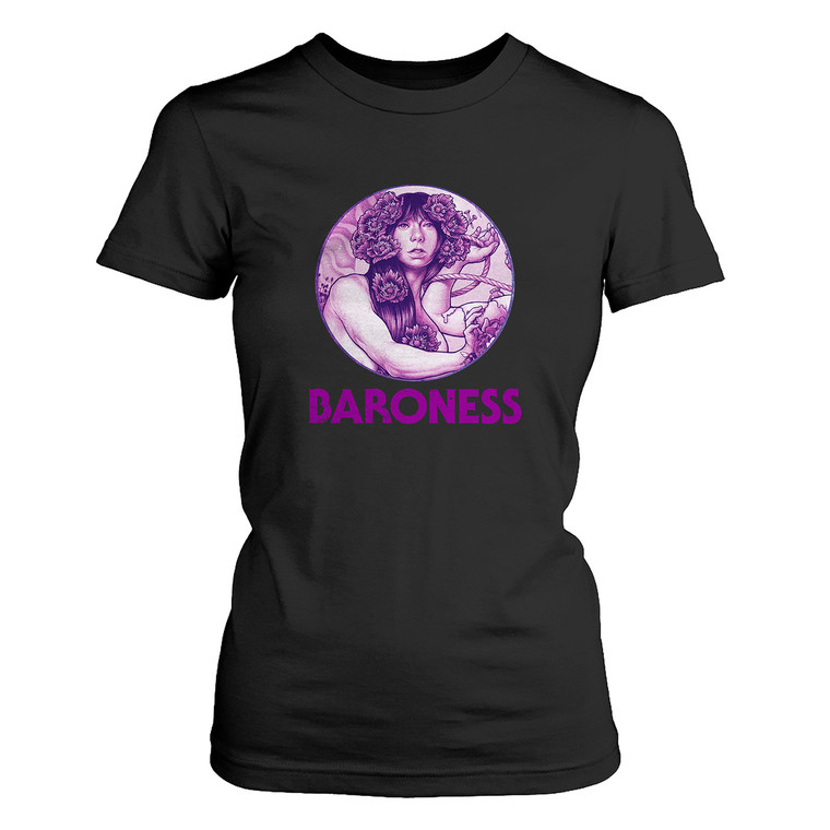 BARRONES PURPLE ROCK BAND Women's T-Shirt