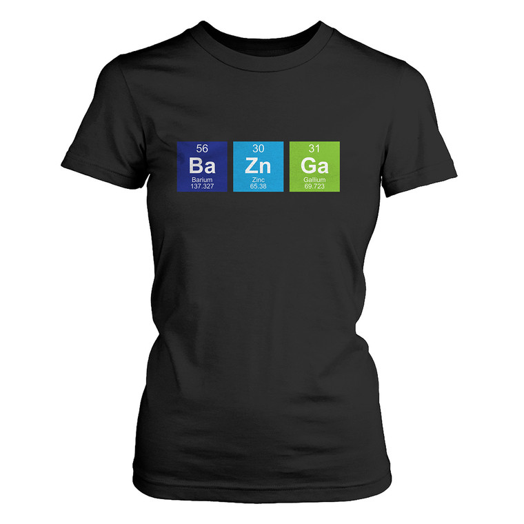 BAZINGA PERIODIC TABLE Women's T-Shirt