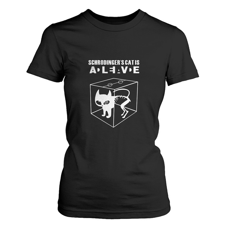 CAT DEAD ALIVE SCHRODINGER'S Women's T-Shirt