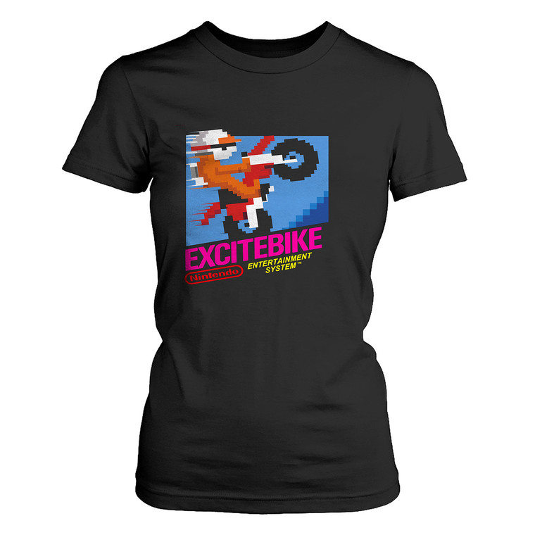 EXCITEBIKE CLASSIC VIDEO GAME Women's T-Shirt EXCITEBIKE CLASSIC VIDEO GAME Women's T-Shirt