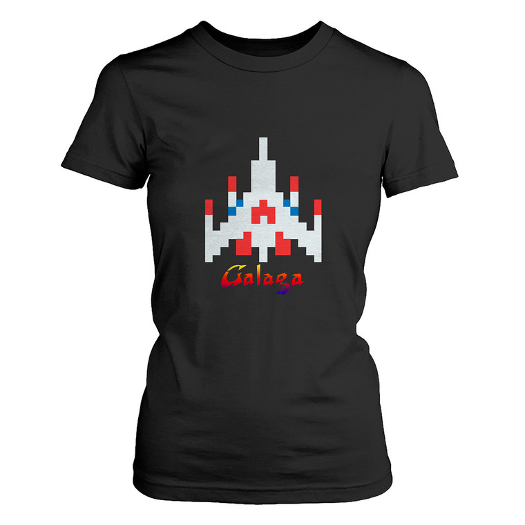 GALAGA RETRO ALIEN SHIP VIDEO GAME Women's T-Shirt GALAGA RETRO ALIEN SHIP VIDEO GAME Women's T-Shirt