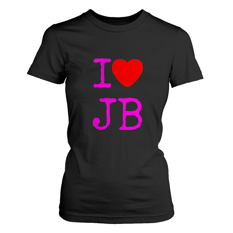 I LOVE JUSTIN BIEBER BLACK Women's T-Shirt