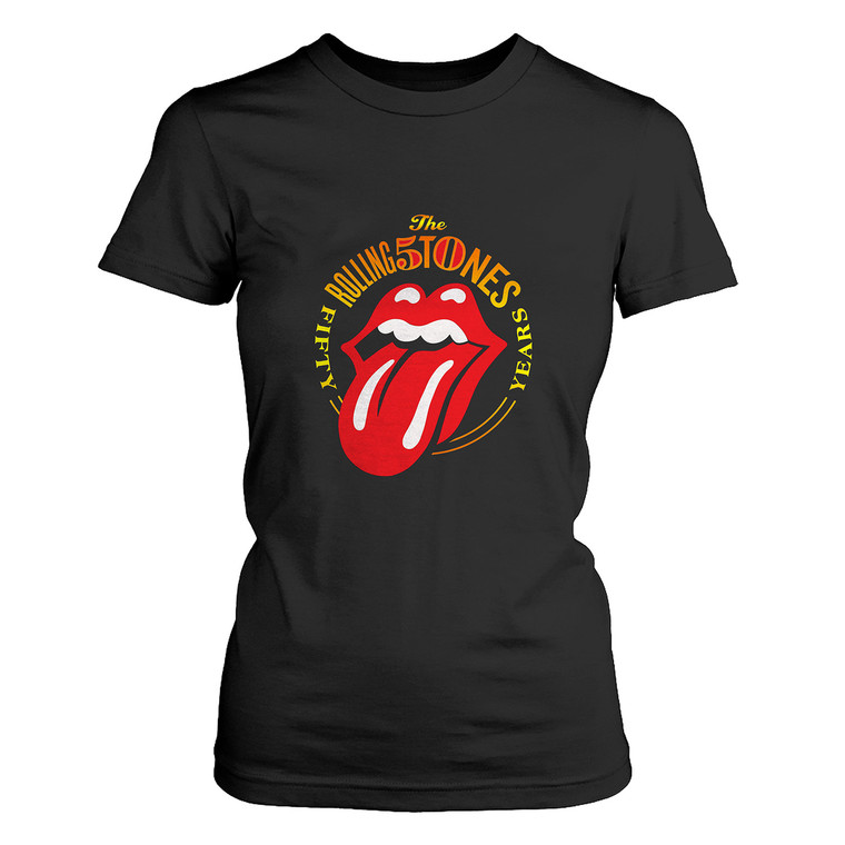 ROLLING STONES 50 YEARS TONGUE Women's T-Shirt ROLLING STONES 50 YEARS TONGUE Women's T-Shirt