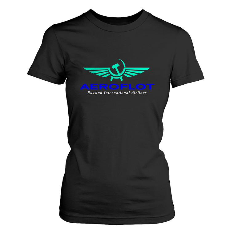 RUSSIAN AIRLINES AVIATION Women's T-Shirt RUSSIAN AIRLINES AVIATION Women's T-Shirt