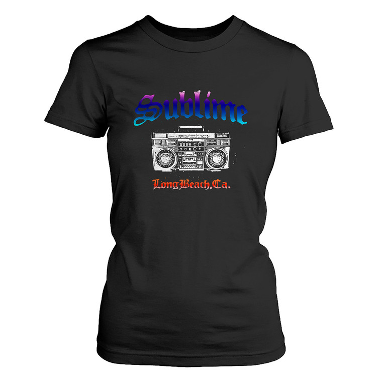 SUBLIME LONG BEACH CALIFORNIA SKA PUNK Women's T-Shirt