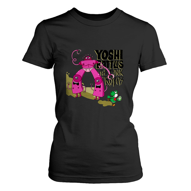 THE FLAMING LIPS YOSHIMI BATTLES THE PINK ROBOTS Women's T-Shirt THE FLAMING LIPS YOSHIMI BATTLES THE PINK ROBOTS Women's T-Shirt
