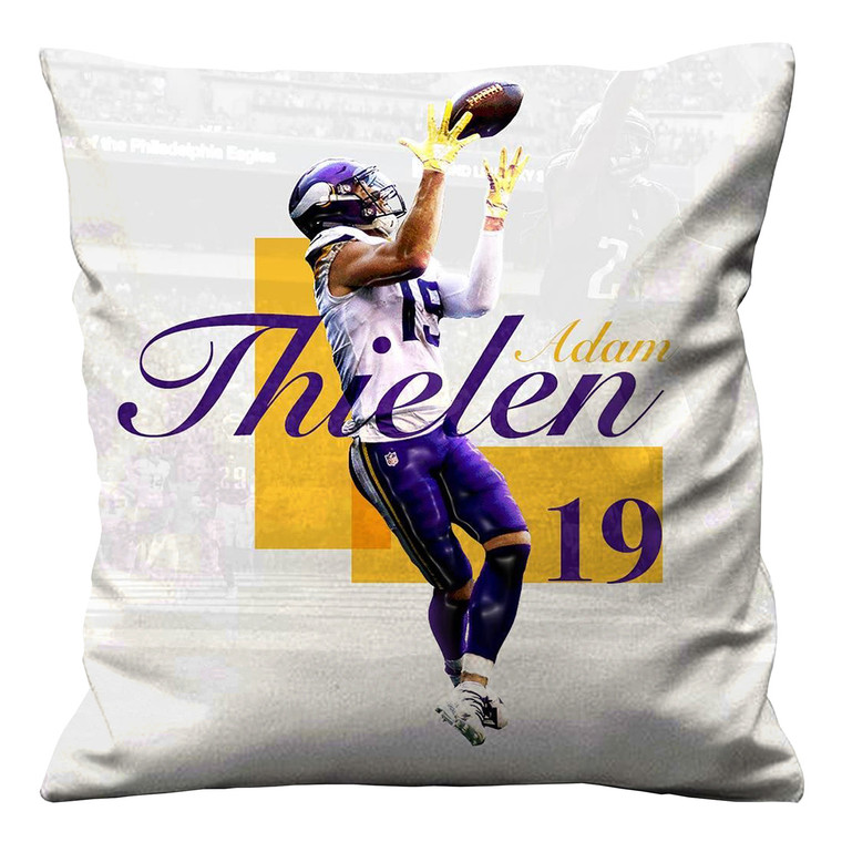 ADAM THIELEN MINNESOTA VIKINGS Cushion Case Cover ADAM THIELEN MINNESOTA VIKINGS Cushion Case Cover