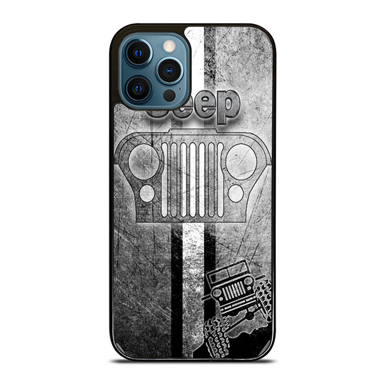 JEEP LOGO SILVER iPhone 12 Pro Max Case