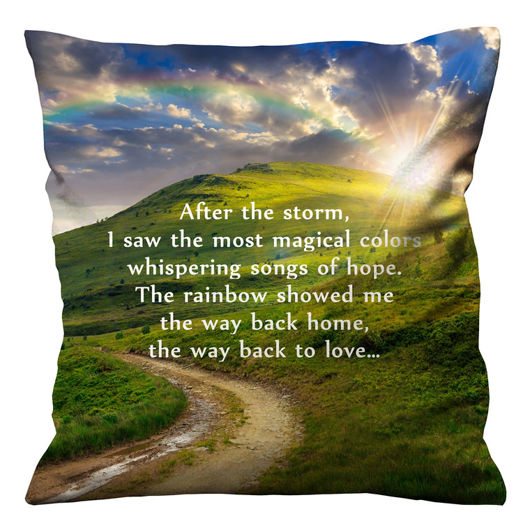 BACK HOME QUOTES Cushion Case Cover