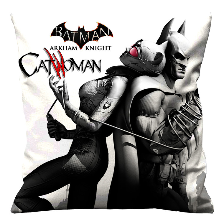 BATMAN CATWOMAN ARKHAM KNIGHT Cushion Case Cover BATMAN CATWOMAN ARKHAM KNIGHT Cushion Case Cover