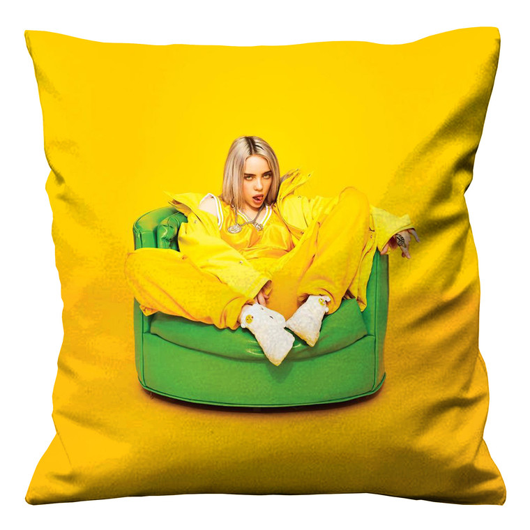 BILLIE EILISH IN YELLOW Cushion Case Cover