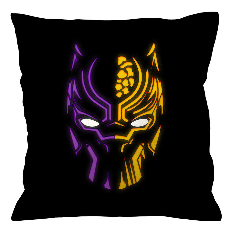 BLACK PANTHER MASK Cushion Case Cover BLACK PANTHER MASK Cushion Case Cover