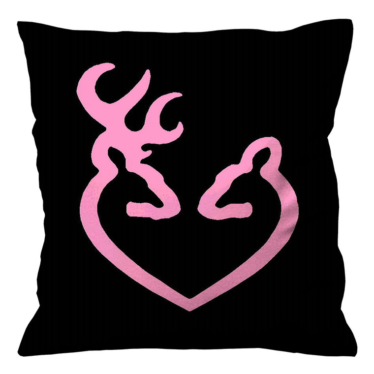 BROWNING STYLE LOVE HEART Cushion Case Cover