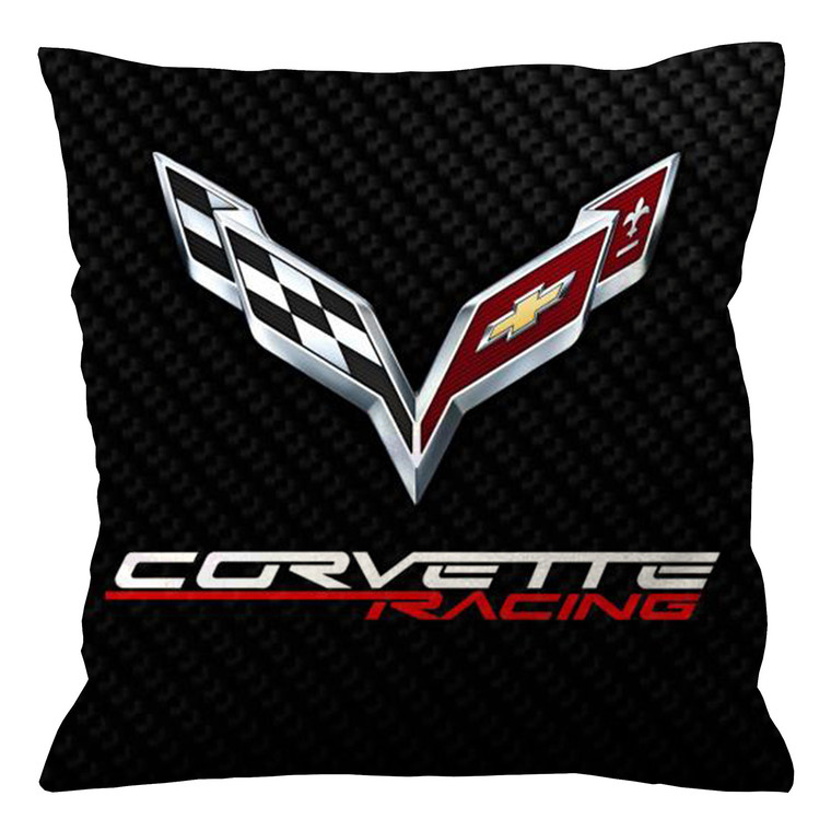 CORVETTE RACING LOGO Cushion Case Cover CORVETTE RACING LOGO Cushion Case Cover