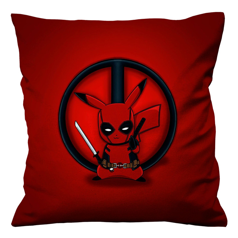 DEADPOOL POKEMON PIKACHU Cushion Case Cover DEADPOOL POKEMON PIKACHU Cushion Case Cover