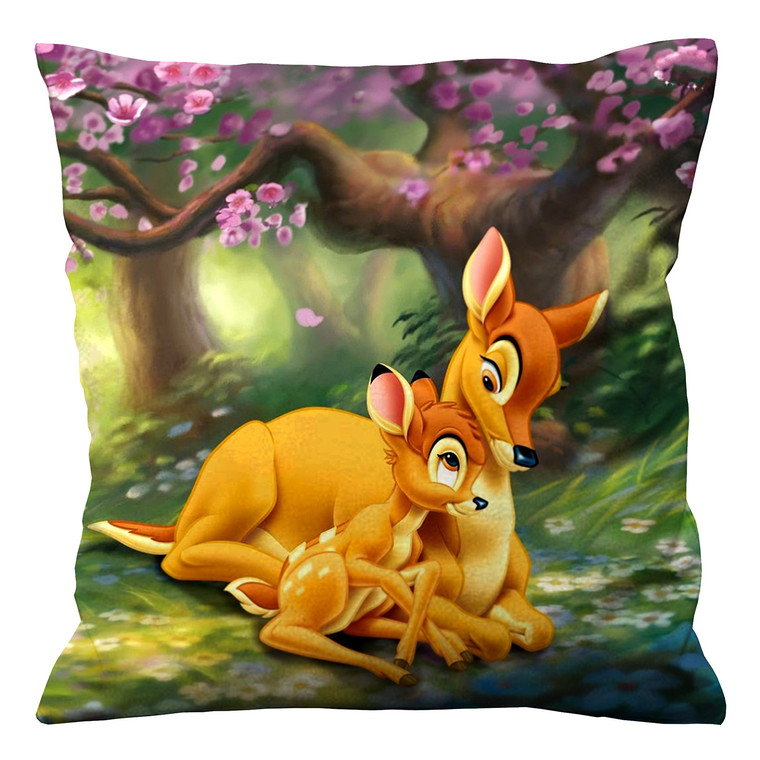 DISNEY BAMBI AND MOM Cushion Case Cover