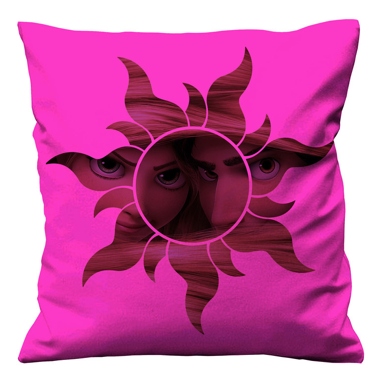 DISNEY TANGLED RAPUNZEL SUN SYMBOL Cushion Case Cover DISNEY TANGLED RAPUNZEL SUN SYMBOL Cushion Case Cover