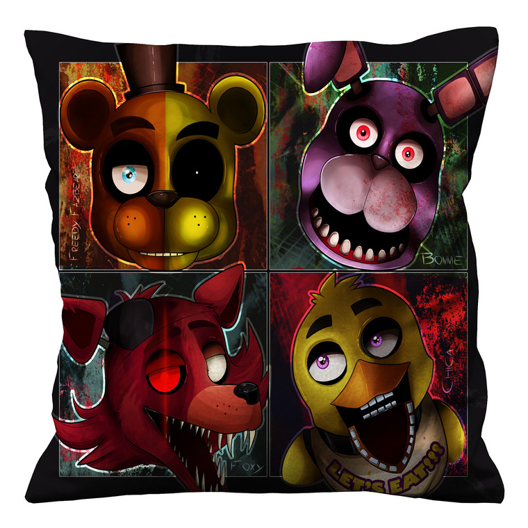 FIVE NIGHTS FREDDY'S AND FRIENDS Cushion Case Cover
