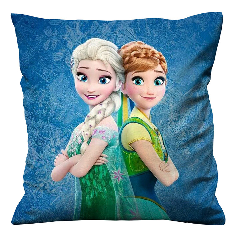 FROZEN ELSA AND ANNA Cushion Case Cover