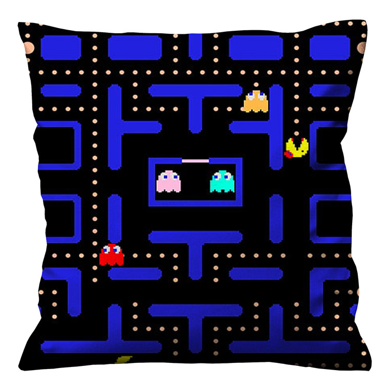 GAME PAC MAN MAZE Cushion Case Cover