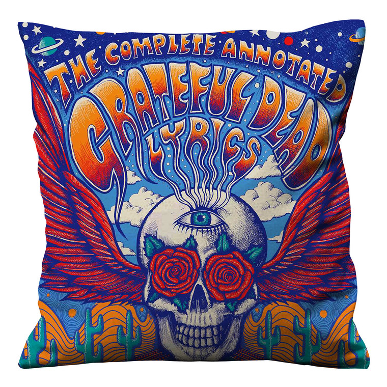 GRATEFUL DEAD COMPLETE ANNONATED Cushion Case Cover