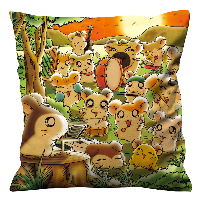 HAMTARO TOTTOKO Cushion Case Cover HAMTARO TOTTOKO Cushion Case Cover